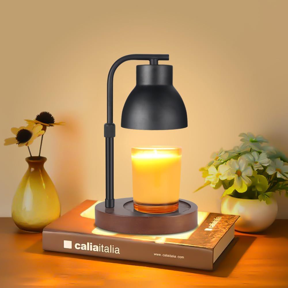 Aromatherapy lamp simple romantic gift bedroom dimmable bedside lamp gift melting candle diffuser no fire wax melting lamp