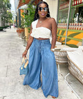European and american cross-border women's clothing: -style casual pants - unique streetwear fashion, straight-leg, wide-leg, high-waisted trousers for women