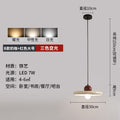 Casual single-head dining room chandelier living room scandinavian three-head dining table hanging wire lamp bedroom bedside led creative bar lamp