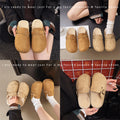 New versatile birkenstock-style women's sandals: retro casual, non-slip, closed-toe, half-wrap, flat, wear-resistant, and easy-to-wear