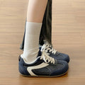 Retro german training shoes women's 2026 new arrival springeasiest for matchwhite shoes ins trendy casual sneakers women's shoes