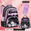 Black pink - cool + stationery box + tuition bag [small size grade 1-2]