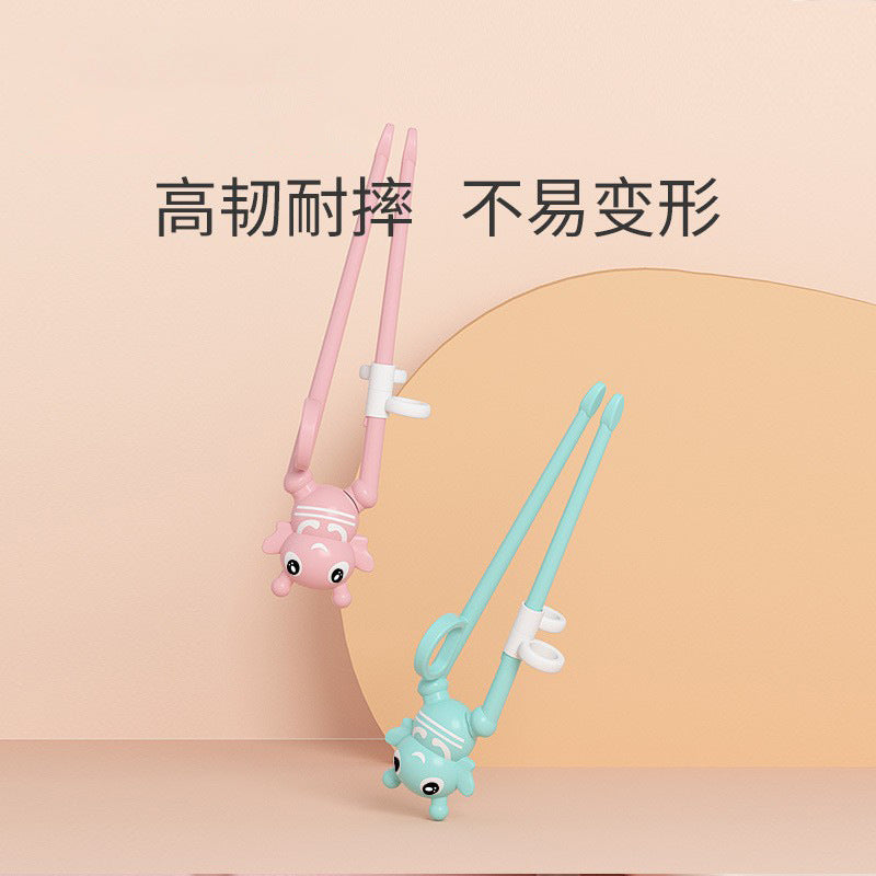 Babibele children's training chopsticks - beginner & intermediate levels - baby learning chopsticks - household chopsticks for boys & girls - eating assistance chopsticks