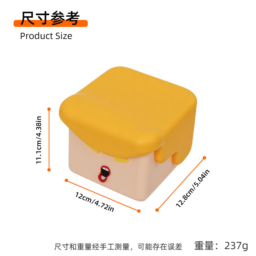 Creative silicone pat light, night light USB charging, bedroom with sleep for 30 minutes, timed soft light, eye protection night light