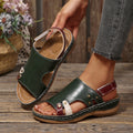 Exportthick solelightweight soft bottom slippers women's plaid button nail outwear plus size cross-border velcro women's sandals wholesale
