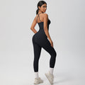 European and american nylon brushed quick-dry yoga outfit sexy backless tight sports bra set outdoor running fitness apparel