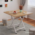 Simple foldable small square dining table for home study rental house dormitory small apartment portable dining table casual