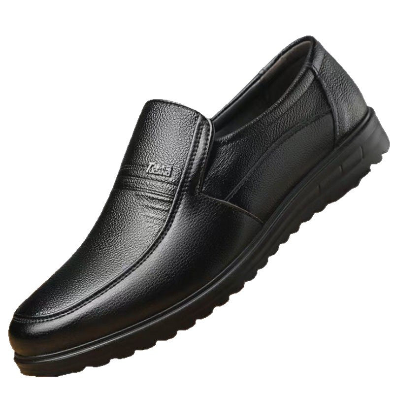 【military-grade leather shoes - premium quality】100% full grain cowhide leather, clearance sale! soft sole leather shoes for men, perfect for casual and business wear