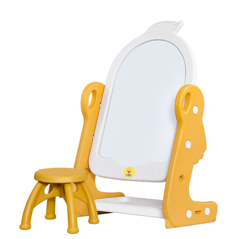 Children's drawing board Magnetic writing board Dust-free easel Table and chair drawing drawing board Household graffiti Toddler baby whiteboard