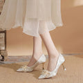Pointed toe pumps - women's spring 2026 new collection: elegant evening shoes, wedding shoes, bridal shoes, stiletto heels, comfortable bridesmaid shoes