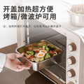 304 stainless steel square crisper box for home drain basket rice washing sieve refrigerator with lid food storage box