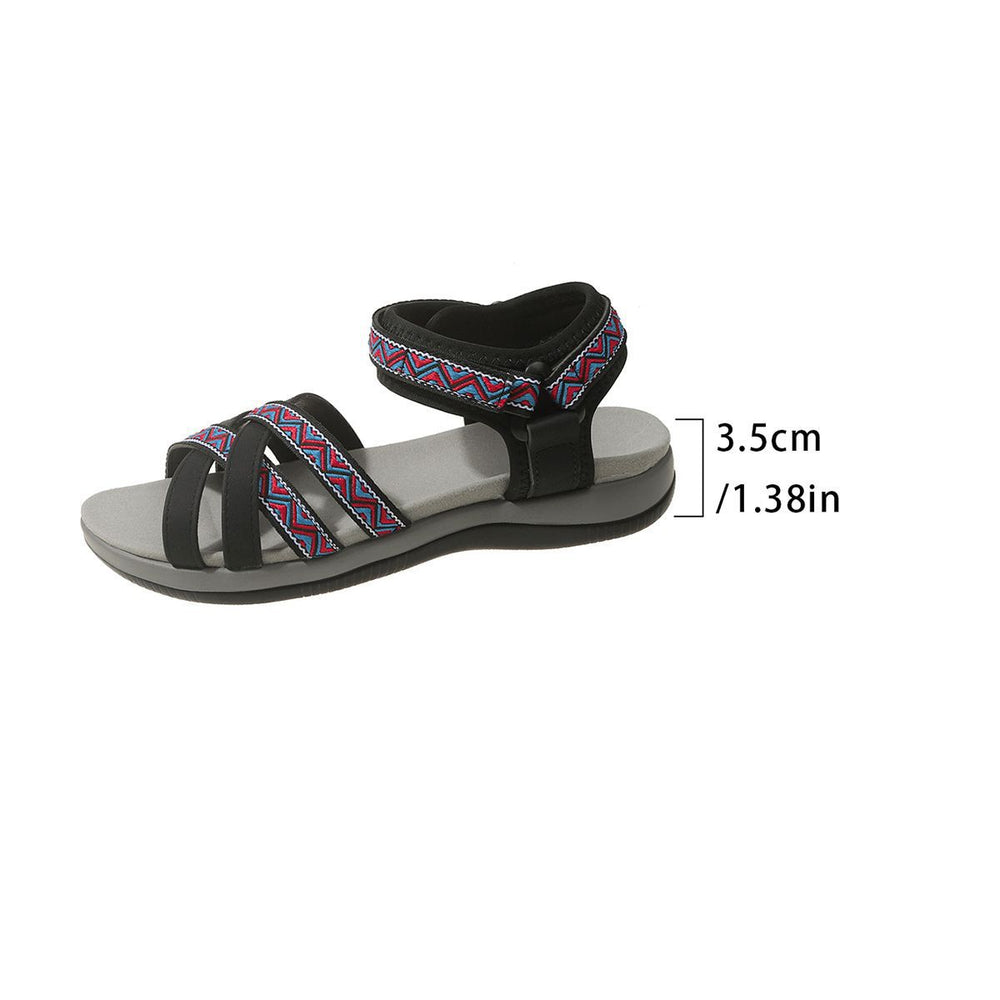 European and american new spring/summer  export sports sandals - printed, hook-and-loop closure, plus size women's sandals - dropshipping available