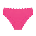 wholesale low-waist breathable sexy women's seamless underwear stylish wavy edge ice silk thin invisible briefs