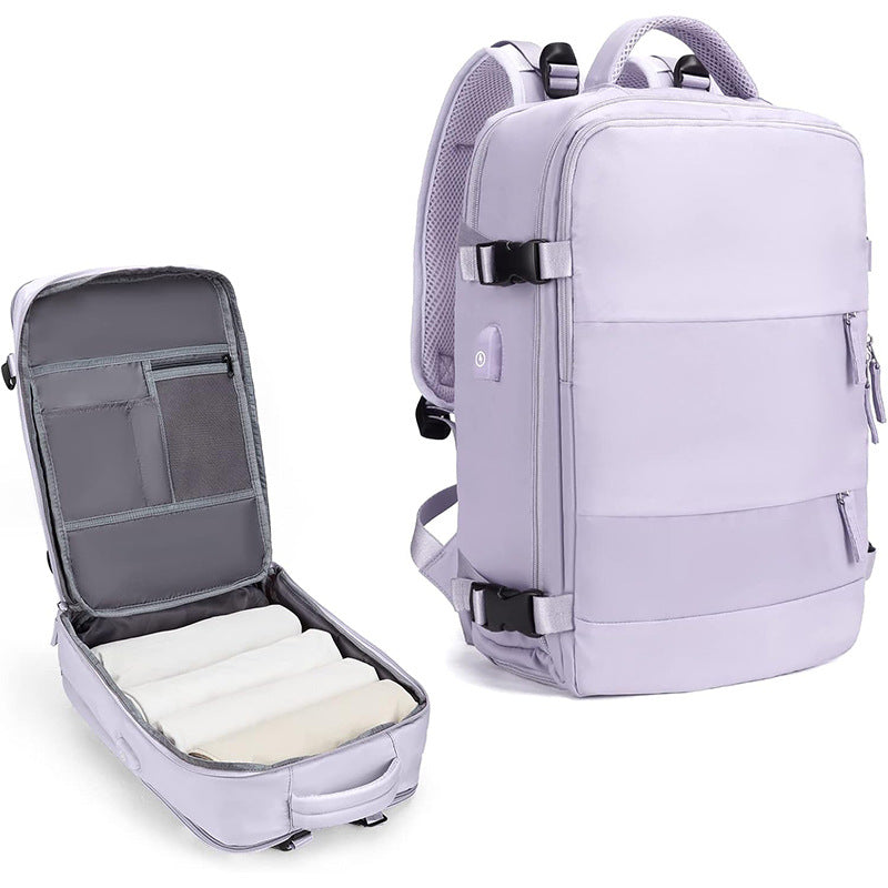 New travel backpack portable large-capacity multi-functional waterproof business backpack dry and wet separation leisure travel bag