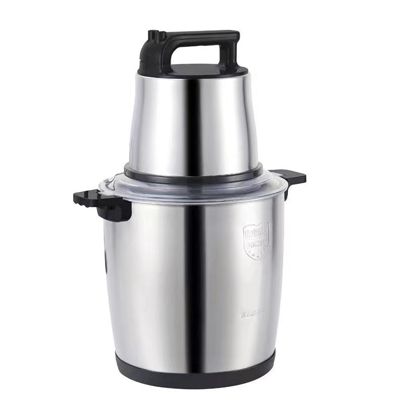 new arrival 12l large-capacity stainless steel meat grinder, home and commercial dual-purpose meat grinder, minced meat electric food processor