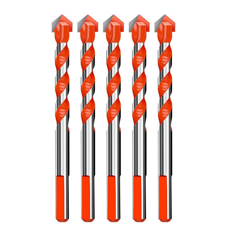 Tile drill bit concrete drilling hole opening overlord drill alloy triangle drill 6mm glass cement large full electric hand drill
