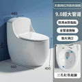 Hotel for homenew arrival egg-shaped standard toilet large diameter deodorizing filter anti-splash water-saving siphon flush toilet
