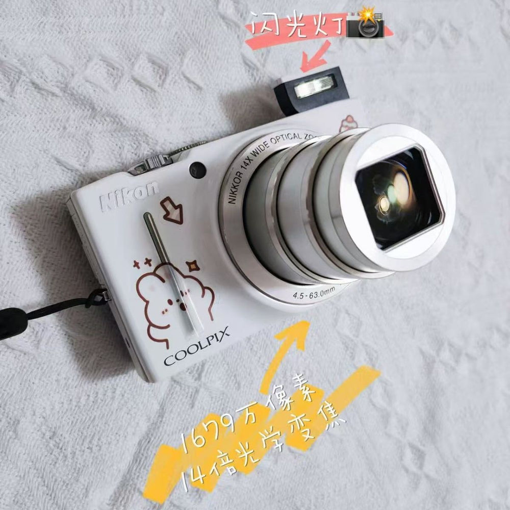 64mp high-resolution flip-mirror digital camera, entry-level dslr, student campus mirrorless camera for travel