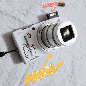 64mp high-resolution flip-mirror digital camera, entry-level dslr, student campus mirrorless camera for travel