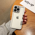 Suitable for iphone17contrast color silicone frame mobile phone case apple 15 lens all-inclusive gradient heat dissipation 14 protective case