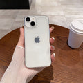 Large hole transparent space case for iphone 17 air, apple xs max, minimalist anti-drop soft protective cover
