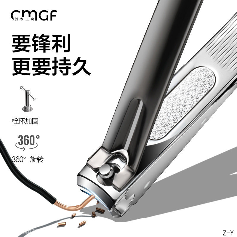 Stainless steel angled tip nail clippers manicure tool set - wholesale available, starting from one piece. high-quality nail clippers for home use