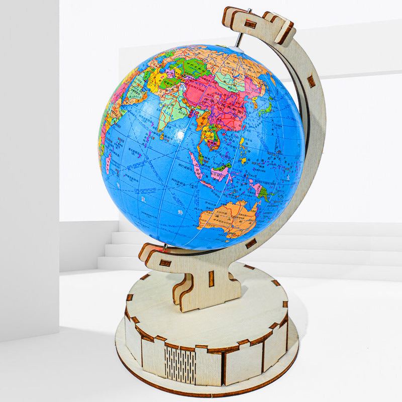 Science and technology small production, primary and secondary school students DIY handmade globe material package, children's geography model teaching aids
