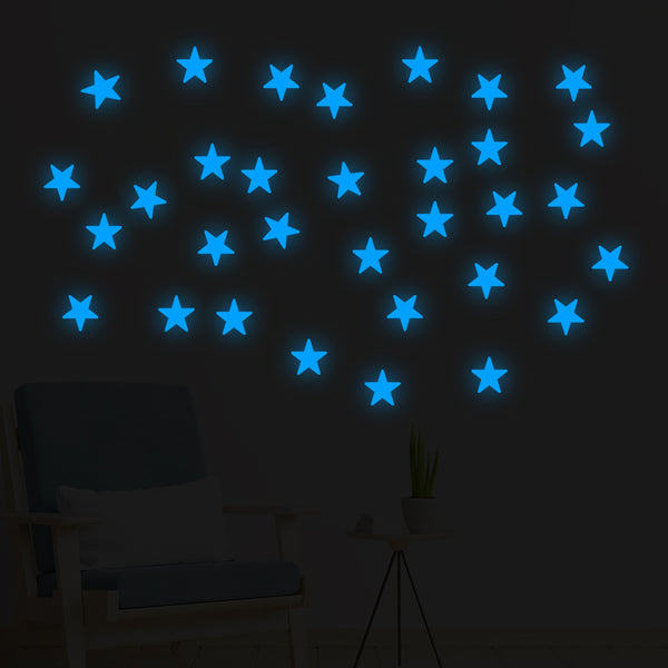 YG212 luminous star wall sticker bedroom creative wall sticker wall room decoration self-adhesive fluorescent sticker