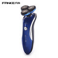 Rotary floating triple-blade electric shaver, fully washable, wholesale rechargeable razor, portable