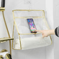 Bathroom clothes storage handy gadget bath clothes waterproof bedroom dormitory storage hanging bag fabric wall hanging storage bag