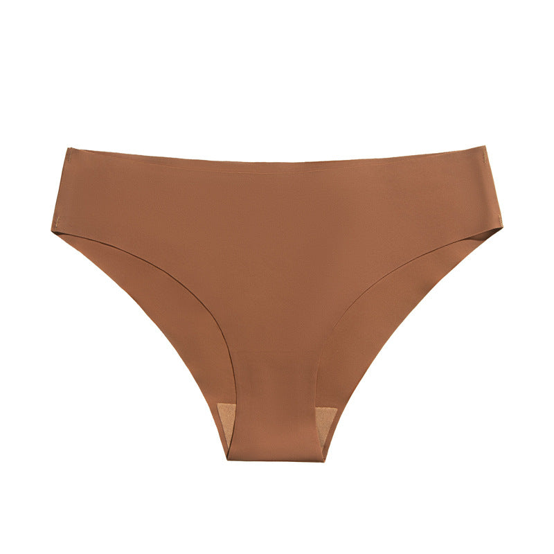 personalized factory plus size underwear fashion sports fitness yoga pants low waist ice silk seamless briefs