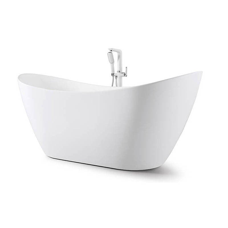 Sannora bathroom small apartment acrylic crescent thin edge adult independent bathtub 1.5-1 meters
