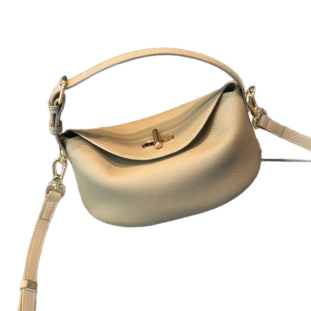Top grain leather spring/summer new arrivals: versatile handbag, 2025 genuine leather fashionable minimalist shoulder & crossbody bag, premium tote
