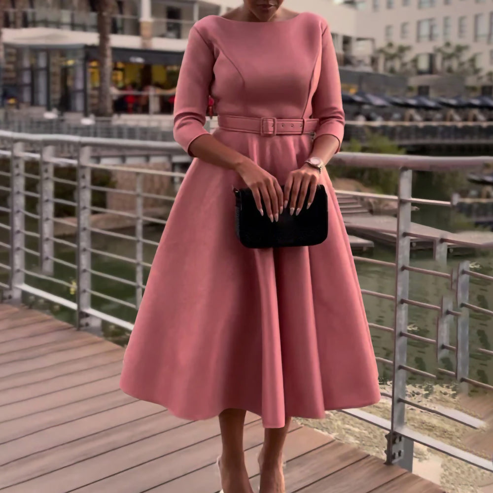 Party dress  cross-border women's fashion elegant bridesmaid banquet gown export dress