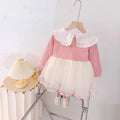 Baby girl spring/autumn  new sweet first birthday dress toddler spring fashion dress - export quality