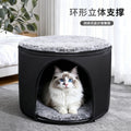 Wholesale new arrival eco-friendly eva cat house: large space, wear-resistant, scratch-proof, round dome house for cats and dogs, outdoor villa style