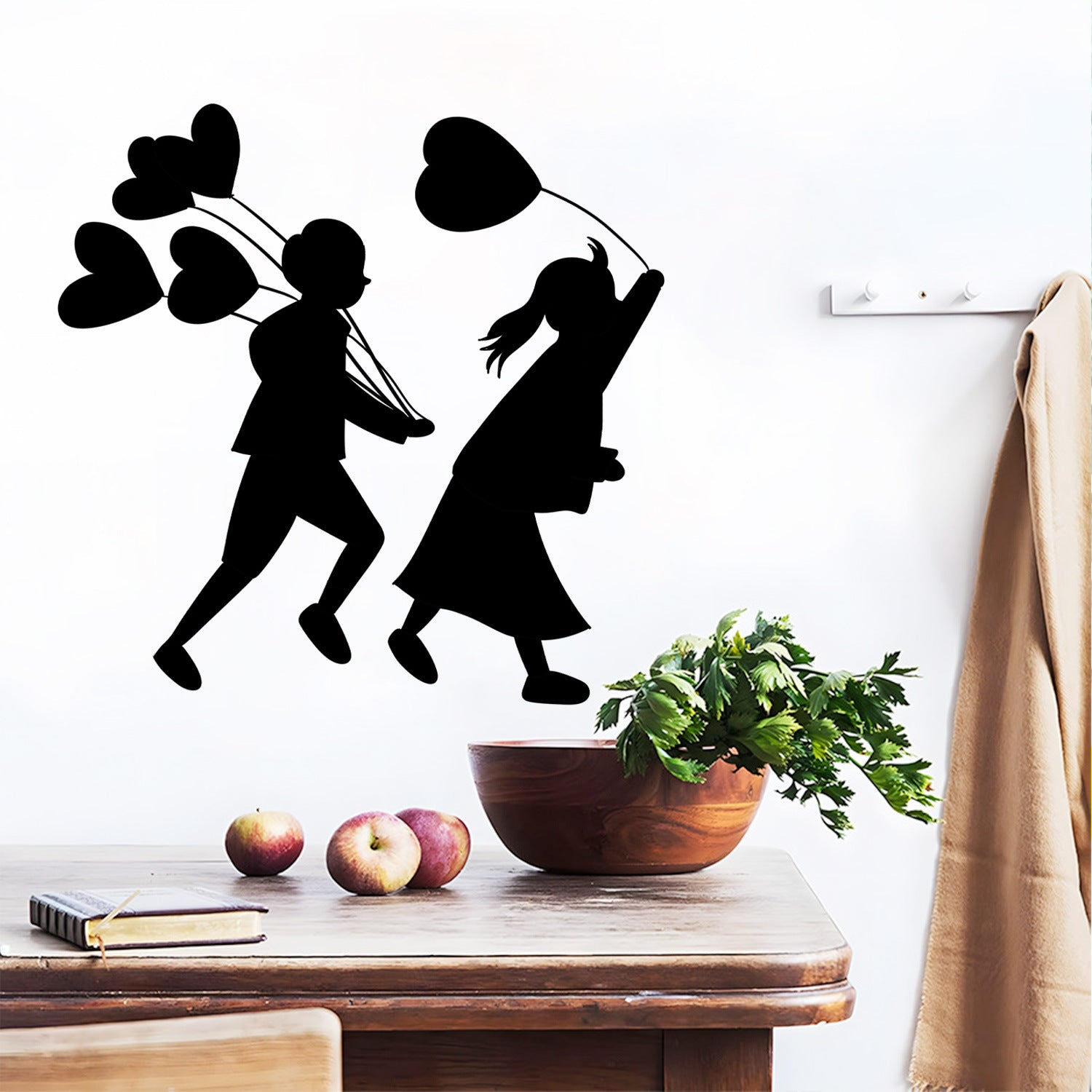 Balloon pattern, decorative bedroom, living room, study removable PVC wall stickers, stickers,  popular sources