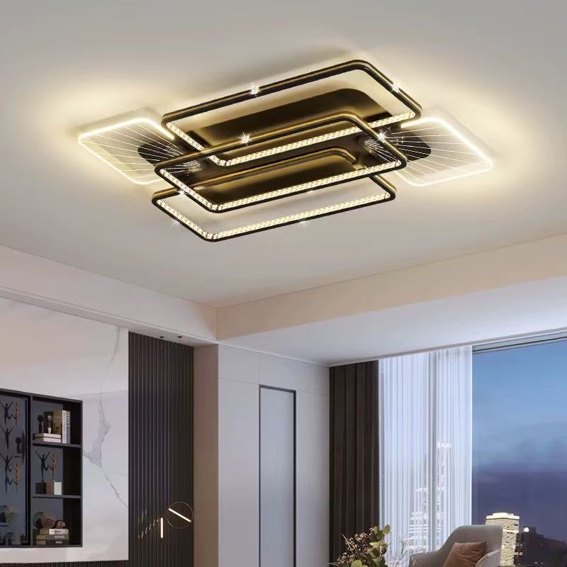 2025 new atmospheric light luxury living room light ceiling light master bedroom lighting combination whole house package simple and modern