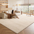 Cream style carpet living room pure color new arrival full coverage large area no-wash wipeable waterproof anti-fouling bedroom bedside blanket