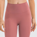 Dianqian new arrival nude fitness pants women's no embarrassing line high waist sports hip lifting stretch yoga pants d19108-2