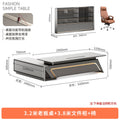 3.2m boss desk+ 3.8m file cabinet+chair