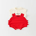 Summer new arrivals: korean style rompers for babies - cute cartoon designs, stylish and trendy for baby boys, breathable and lightweight bodysuits