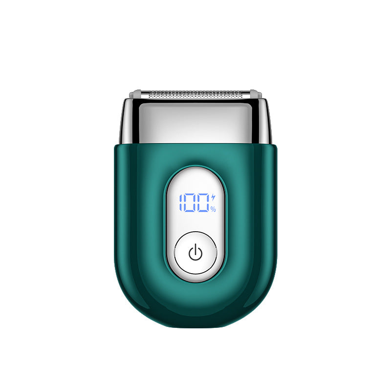 Mini alloy electric shaver reciprocating washable digital display fast charging travel portable razor beard trimmer cross-border