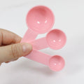 Beauty mask spoon makeup tool seaweed mask powder measuring spoon 2.5/5/15ml mask spoon chain three spoons