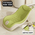 Baby temperature-sensitive bath bed, height-adjustable bathroom recliner, foldable bath support for children's bathtubs