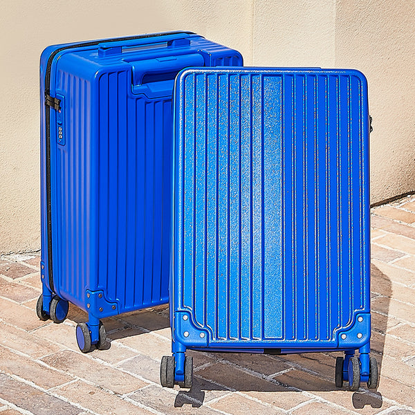 Yongsheng Klein blue suitcase women's large-capacity trolley case universal wheel 20-inch suitcase 24 boarding case wholesale