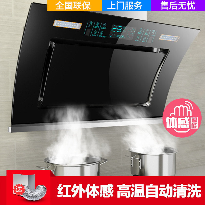 Wholesale xinfei range hood for home kitchen dual motor large suction wall-mounted small exhaust range hood