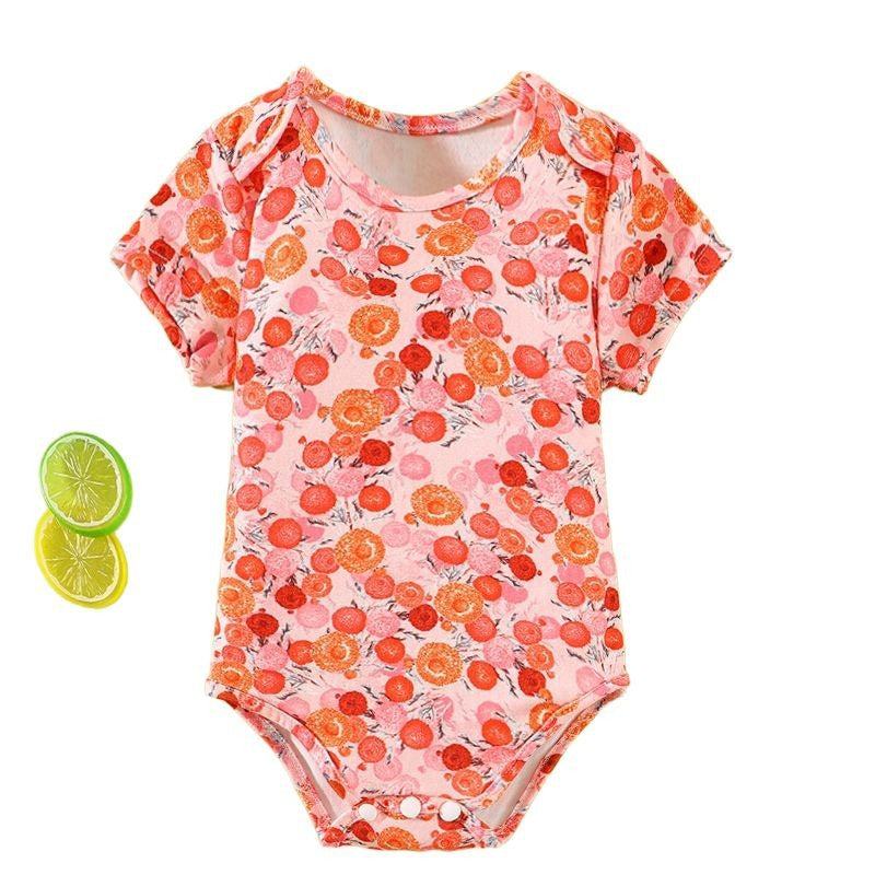 wholesale short-sleeved polyester imitation cotton khaki plain color men's and women's newborn baby plain color sublimation triangle onesie