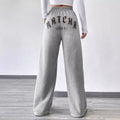 Pre-sale-53270# cross-border fashion foreign trade drawstring sweatshirt pants printed women's casual pants wide legs