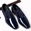 Men's formal business leather shoes - lightweight, trendy, low-cut, british style, pointed toe, in-stock, wedding/groom shoes